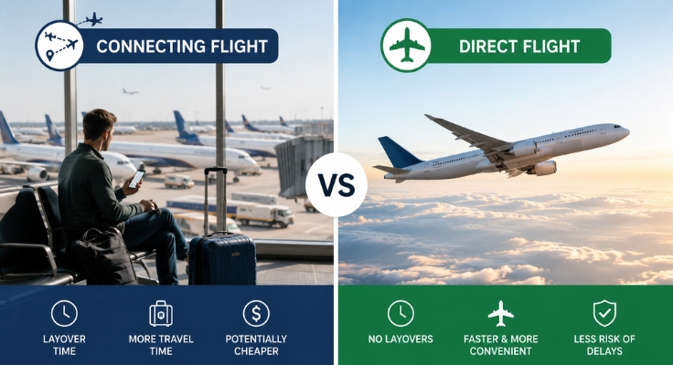 Which is better: Connecting Flight or Direct Flight? Which is better: Connecting Flight or Direct Flight?